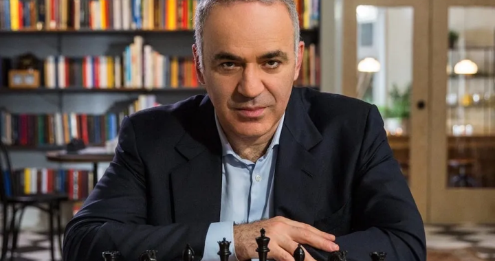 Garry Kasparov - tabuleiro xadrez